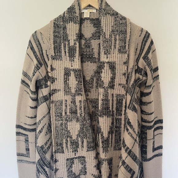 Amuse Society Asymmetrical Cardigan Sweater The Buckle Copper XS - Picture 3 of 7